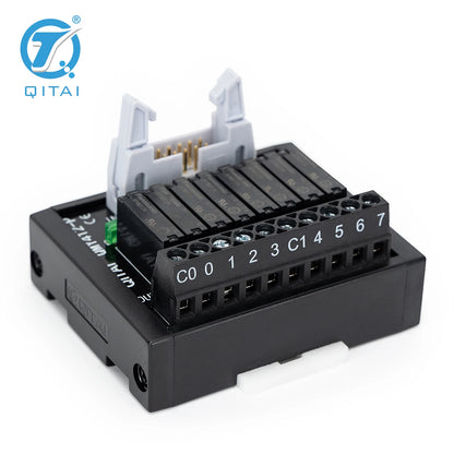 QMY412-P Relay Module Control PLC DC24V 1.5mm² AWG16 Wiring Connection Terminal Blocks Module