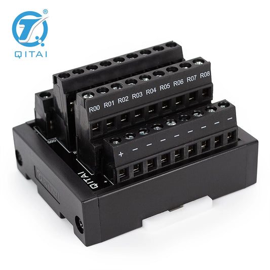 QMT076C Small Design Terminal Block Module Standard 35mm DIN RAIL High Efficiency 2A DC24V 1.5 Mm² Following/AWG16