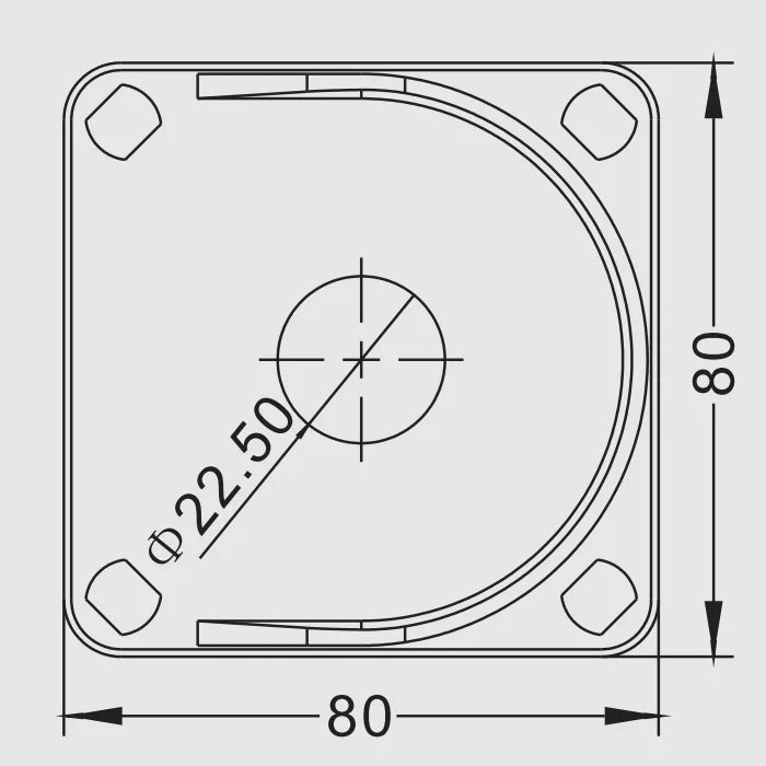 TJ-AG-0808-Q1 Hot Selling High Quality IP66 Waterproof Plastic Enclosure Single Switch Button Box