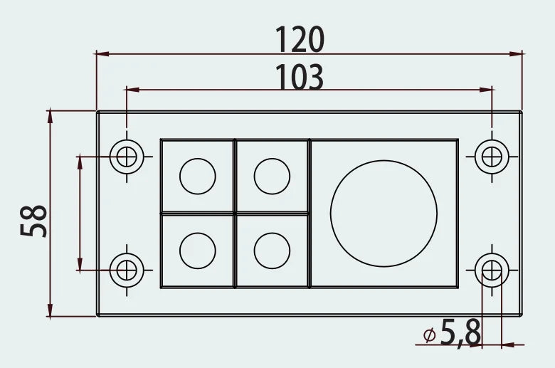 CES 16/5 Cable Entry Systems PA66 UL94 PlateWall Pass-Through Penetration Panel Gland Plate Frame Multi-cable Transit System