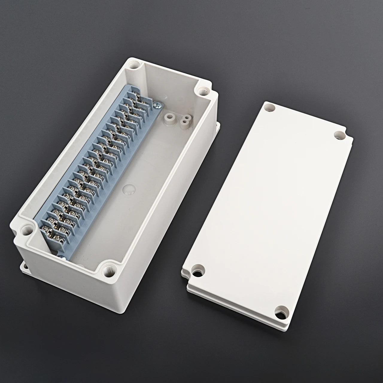 TJ-20PN IP66 Waterproof Junction Box ABS Plastic Fiber Optic Termination Box Enclosure for Power Distribution Equipment
