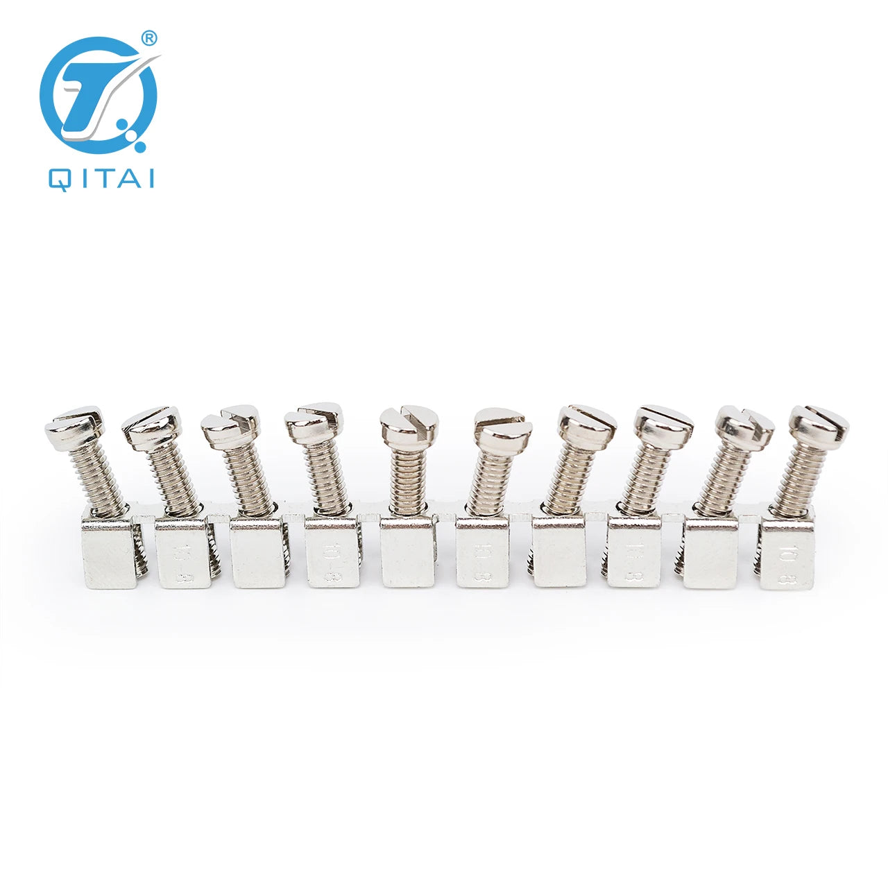 FBI 10-8  Plug-In Din Rail Terminal Block Central Fixed Bridge Screw Bridge Screw Terminal Block Plugging Jumper