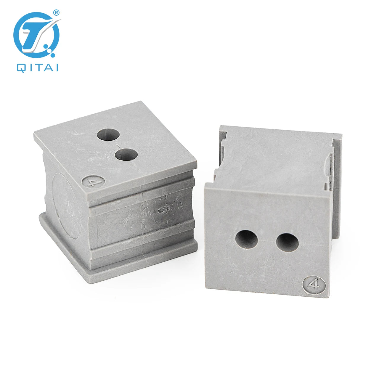 CES 2/4   2 Holes CES Small Grommets Cable Entry Systems TPE Offwhite or Black  4mm Wire Diameter Range