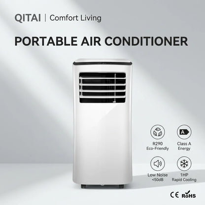 Vertical 1HP Portable Air Conditioning Unit for Home Apartment Cooling Only Mobile Integrated Cooler No Outdoor Unit Required
