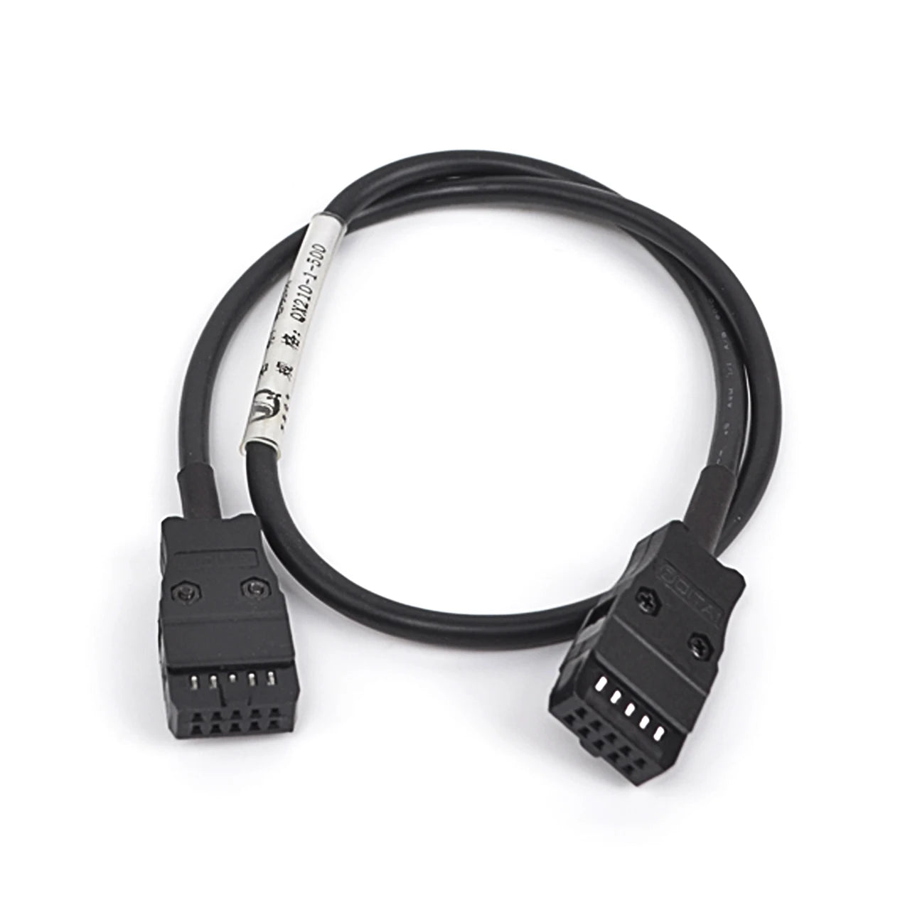 QX210-1-500 One-to-one 10P MIL  Control Cable Wires Small Diameter Conductor Soft Cover Good Bending Resistance