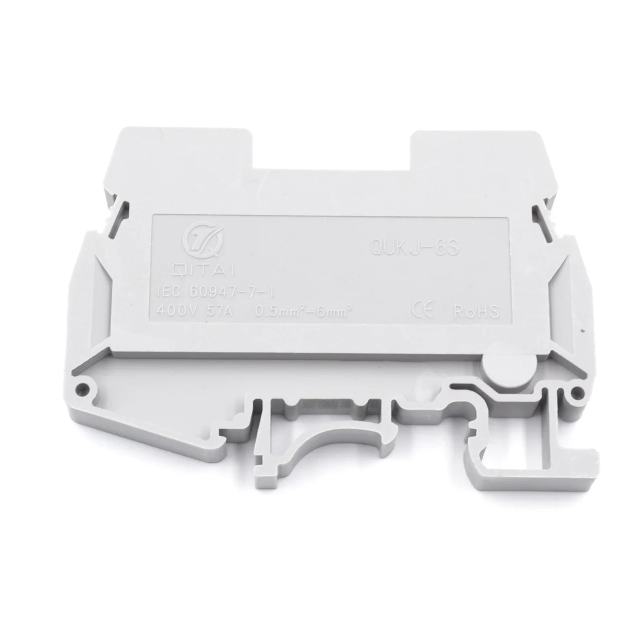 QUKJ-6S URTK/S Test Disconnect Screw Din Rail Terminal Block Two test Sockets for test Plugs Receiving Bridge Barsscrew Bridges