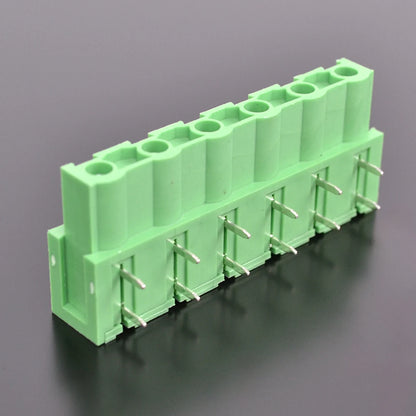 QSP-762R-6P 7.62mm Pitch 6P PCB Terminal Block Connector Green Simple Cheap Durable Male and Female PCB Terminal Blocks Types