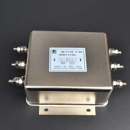 General Purpose Filter Three-Phase AC Power Filter 30A  Power Filter with Plug-In Connection