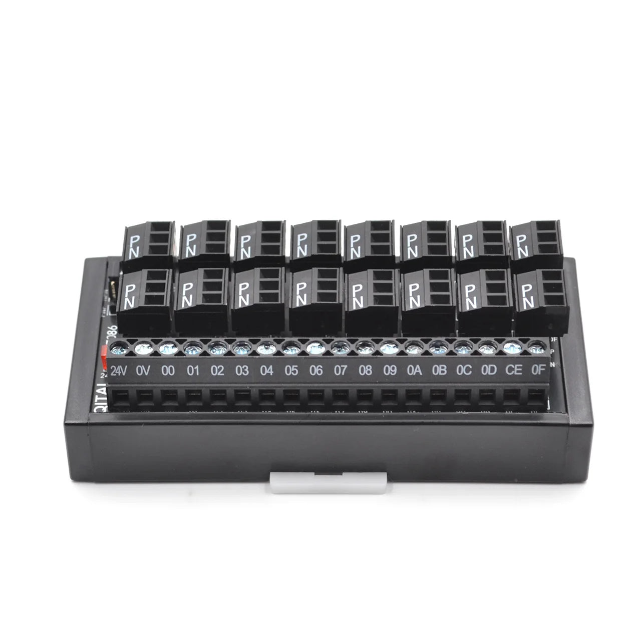 QMT086  16 Bit Output Terminal Block DC24V 1A PLC Module Connect With LED Light Remote Control