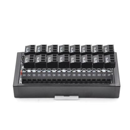 QMT086  16 Bit Output Terminal Block DC24V 1A PLC Module Connect With LED Light Remote Control