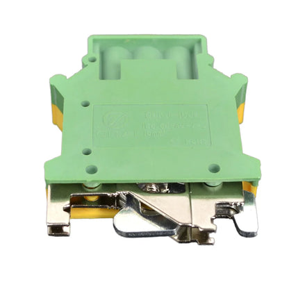 QUKJ-16JD Earth Electrical Terminals Din Rail Screw Include Divider Pieces End Terminal Blocks Terminal Strip