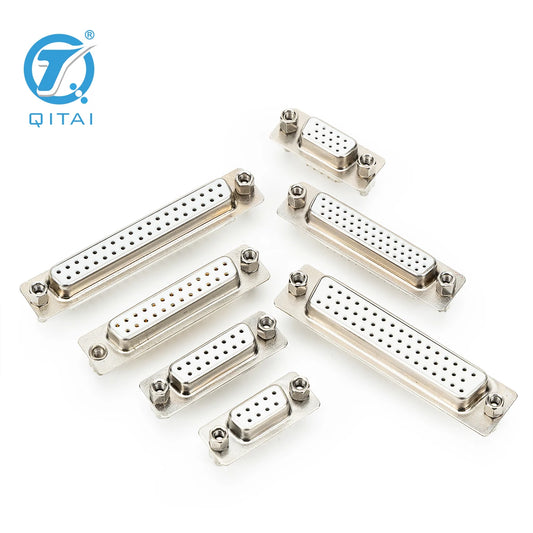 QX824 Series D-sub Female 9P/15P/25P/37P Connector Industrial Waterproof Electrical Connector Multi Application Connector