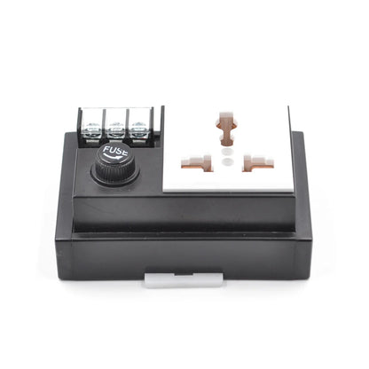 QMT071 10A Rated Current Power Socket Module Essential Plugs & Sockets Accessory With Fuse and LDE Light