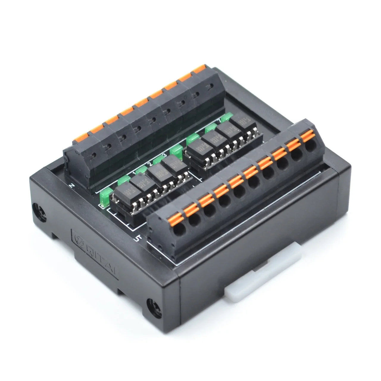 QMY307SL-P 8-Bit Photomos Optocoupler Solid State Relay 5-24V PNP Control 0.5A/60V Output with Plug in Terminal Block