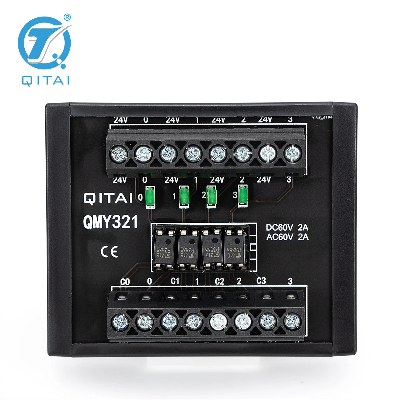 QMY321 NPN PNP Module 16 SSR Level Converter 5V Terminal Block