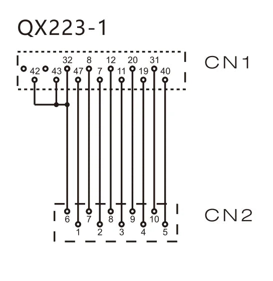 QX223-1 Safe Electrical Wire Manufacturing Extension Cable AWG28 50P/MDR 10P/MIL Servo Motor Cable