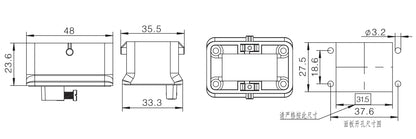 H1M-MST-2B Heavy Duty Connector Compact Series Top Entry Protective Hoods