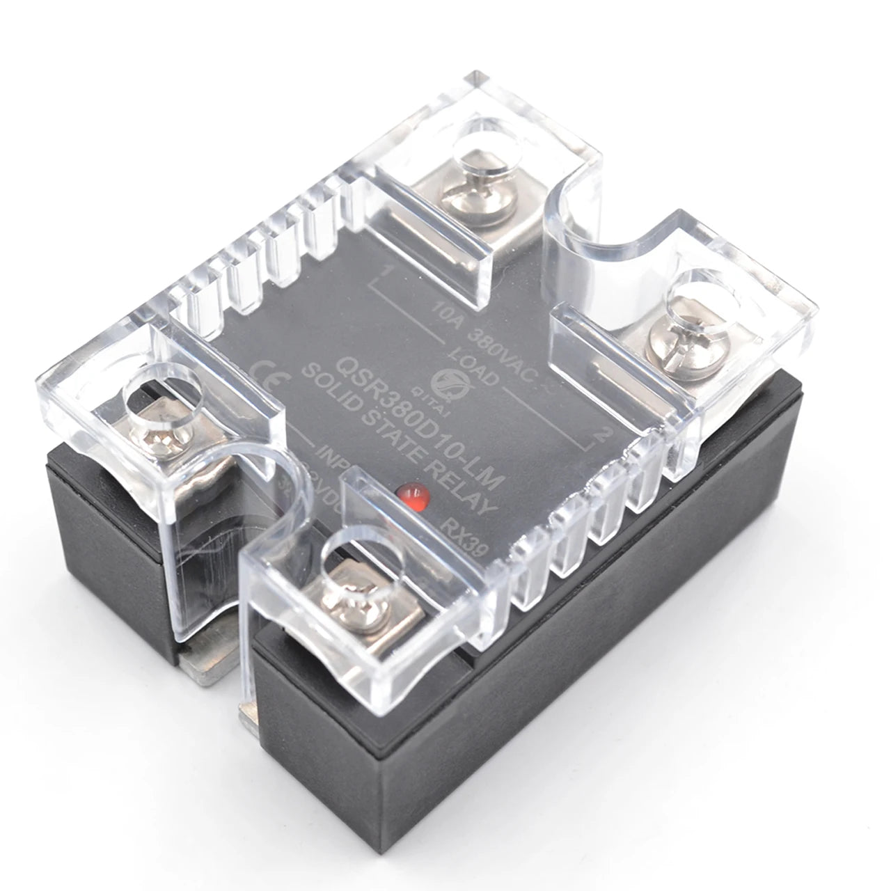 QSRE380D10-LM Single-Phase 4-32VDC Output  SSR Relay Panel Mount Miniature Solid State Relay Auto Protective Use Sealed Feature