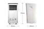 Compact Portable Aircon air Cooler Unit Adjustable Cooling Modes Low Noise Operation Energy Efficient Design for Home Office