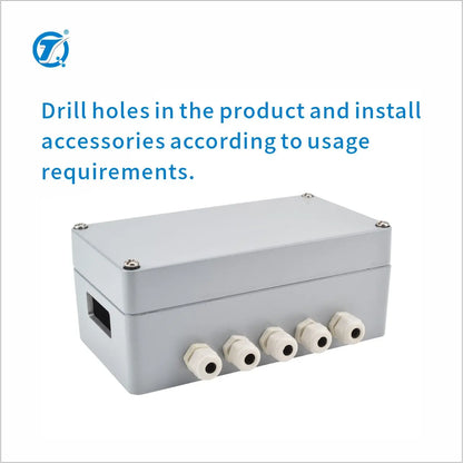 DA Series Aluminum Waterproof IP66 Junction Terminal Box Electronics  Distribution Box Project Electronic Terminal Enclosure