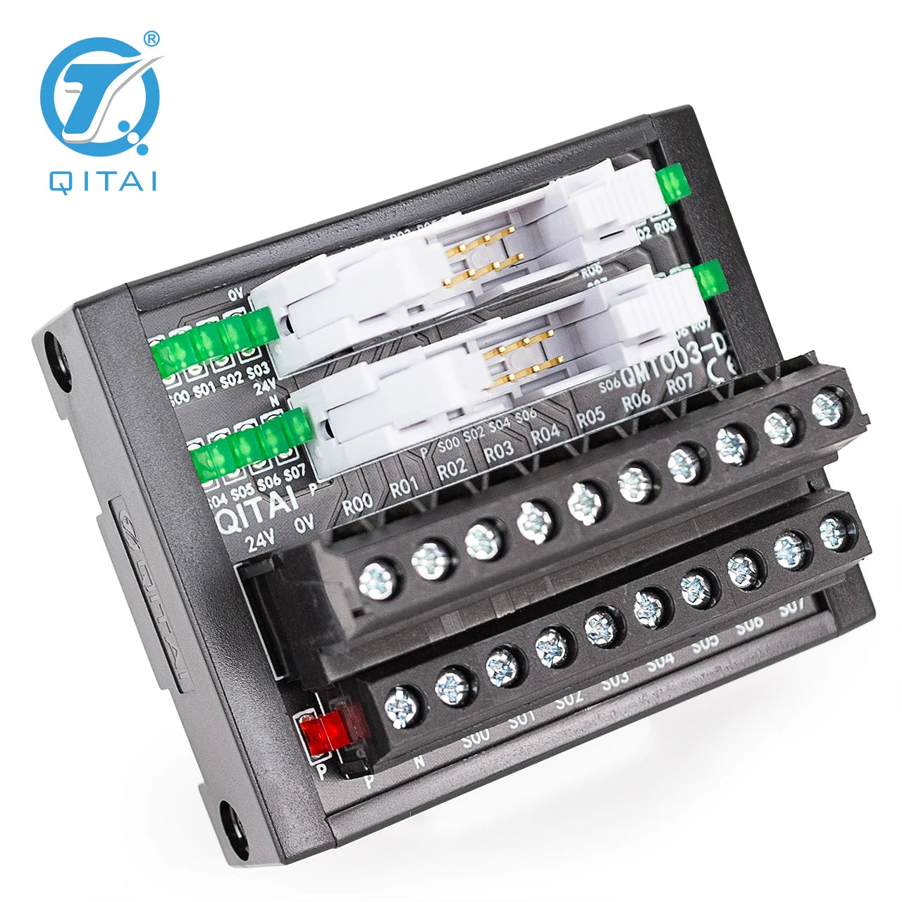 QMT003-D Terminal Block Module PLC Input Output Module with Light Adapter and PLC Relay Terminal Station