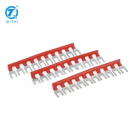 EB10-8BL(R)  10 Position Terminal Strip Terminal Connection Bar Jumper Strip Plug-In Bridge Components