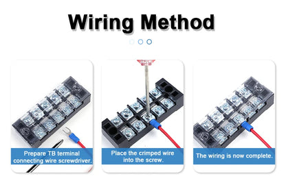 QTB1512 15A 660V Factory Supply High Current Screw Barier Terminal Strip Terminal Blocks