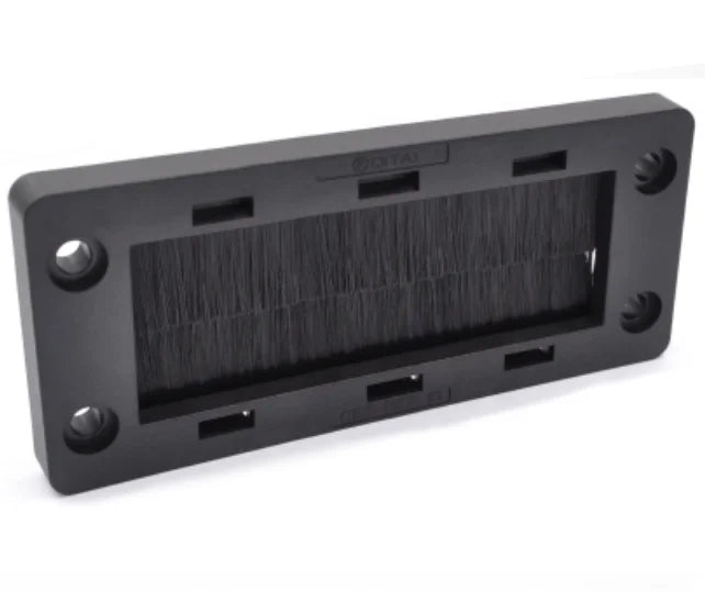 QITAI CES-BES 24 Nylon Cable Entry System Split Brush Plate Frame with Brush for Cable Pass-through Accessories