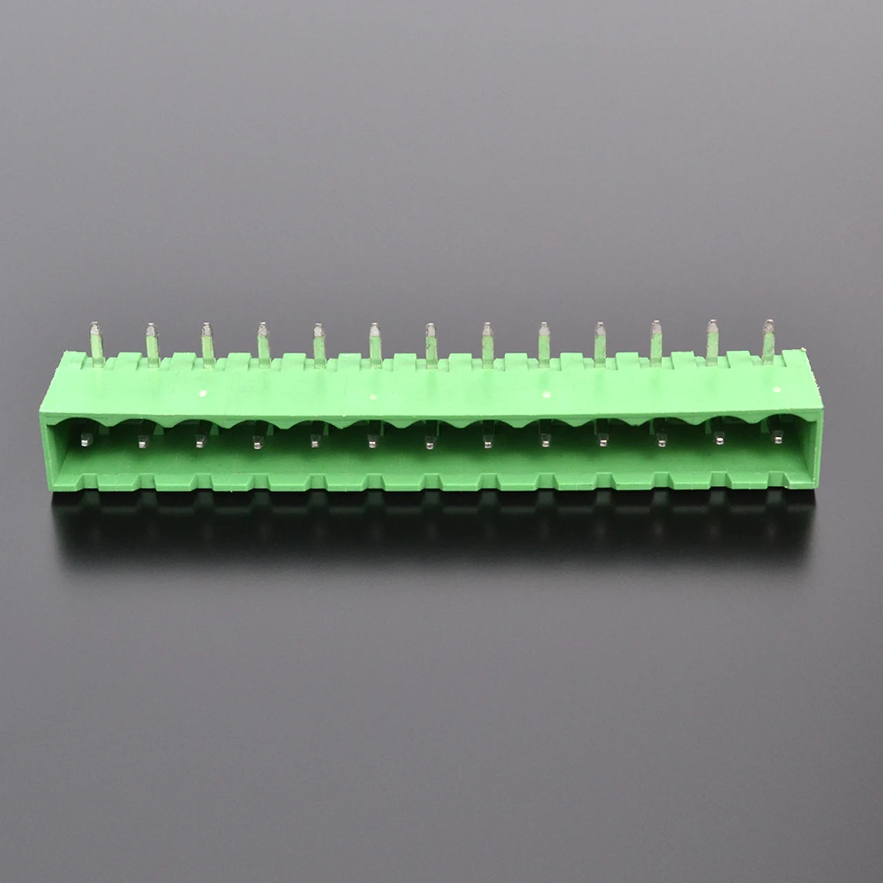 QS-500RC-13P PCB Terminal Blocks 5.00mm Pitch 13P 300V 15A Green High Strength Screw Connector