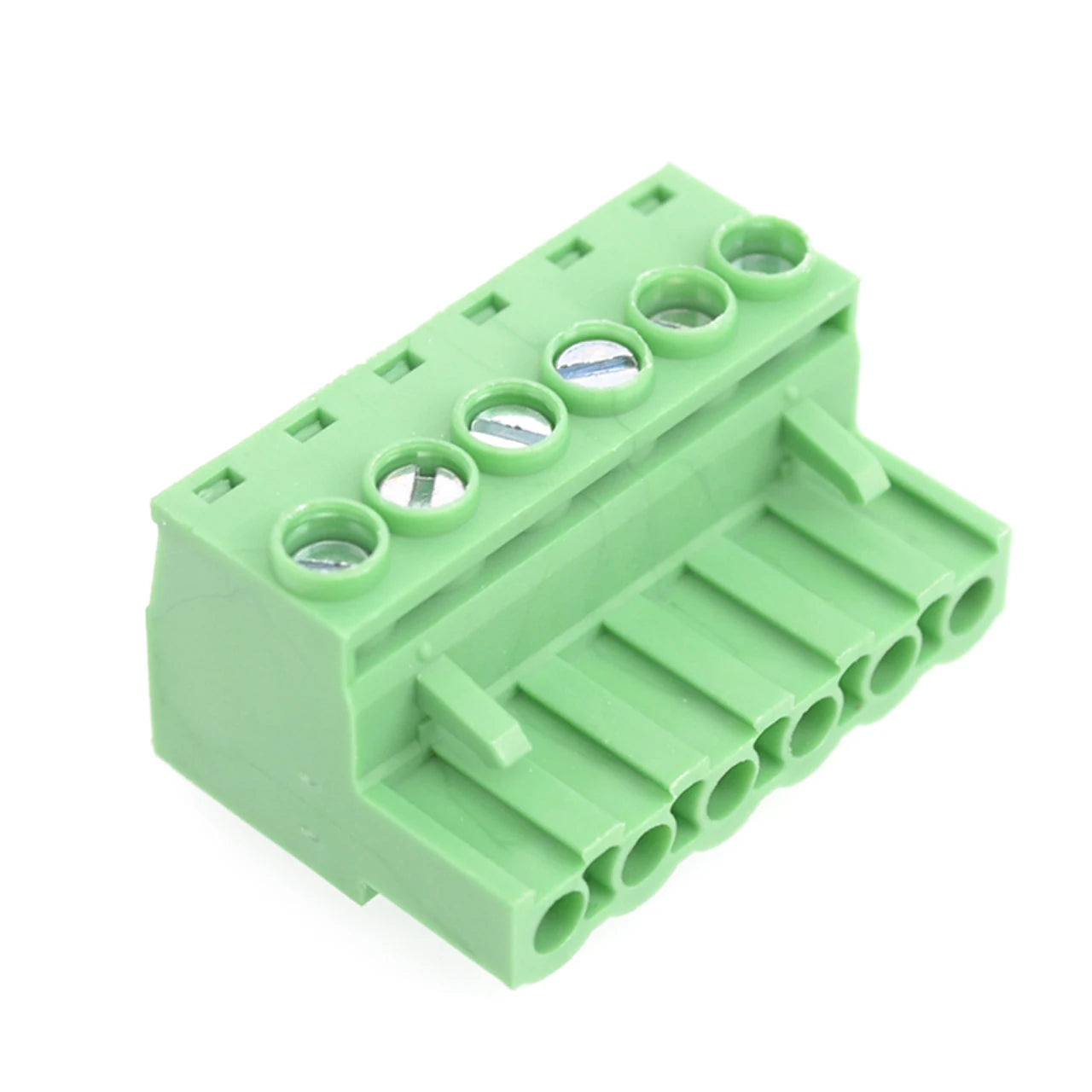 QPVH-508-6P 5.08mm Pitch 6P Female and Male Wire Connector Terminators PCB Screw Plug-in Terminal Block