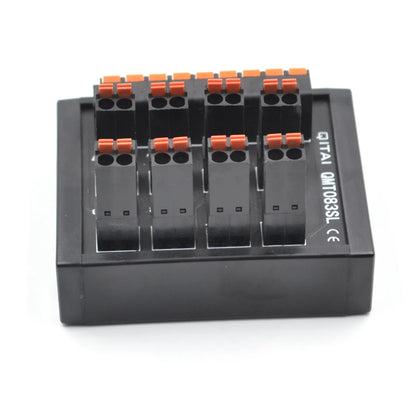 QMT083SL  8 Bit Output Terminal Block DC24V 1A PLC Module Connect With LED Light Remote Control