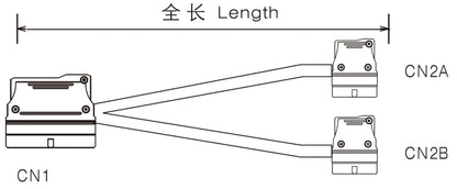 QITAI Electric Wires and Cables QX210-10  40P  PLC I/O Cable Copper Flexible Insulated Wires and Cables