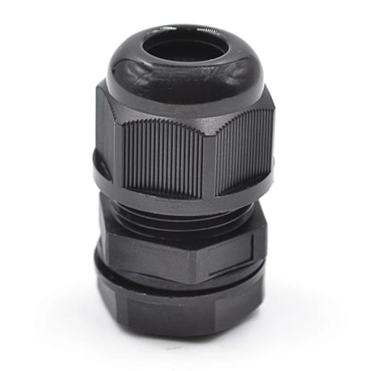 M1608 Industrial Building Medical Plastic Black 8-12AWG DIA Waterproof Nylon Cable Gland