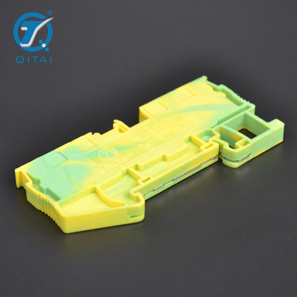 QPT4/2*2PE  PT 4-QUATTRO-PE - Protective Conductor Terminal Block Earth Grounding 800V 32A Din Rail Install Mounting