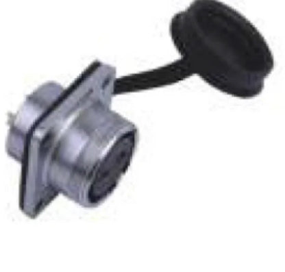 P16F-2H  Square Backward Installed Socket H 16mm 5A 250V Metal Circular Aviation Connector Waterproof for Aviation 2-9 PIN