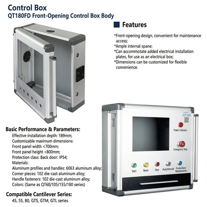 QT180FD+KBN Automation Equipment Electrical Equipment Control System Hmi Control Box Enclosure Electrical Control Panel Box