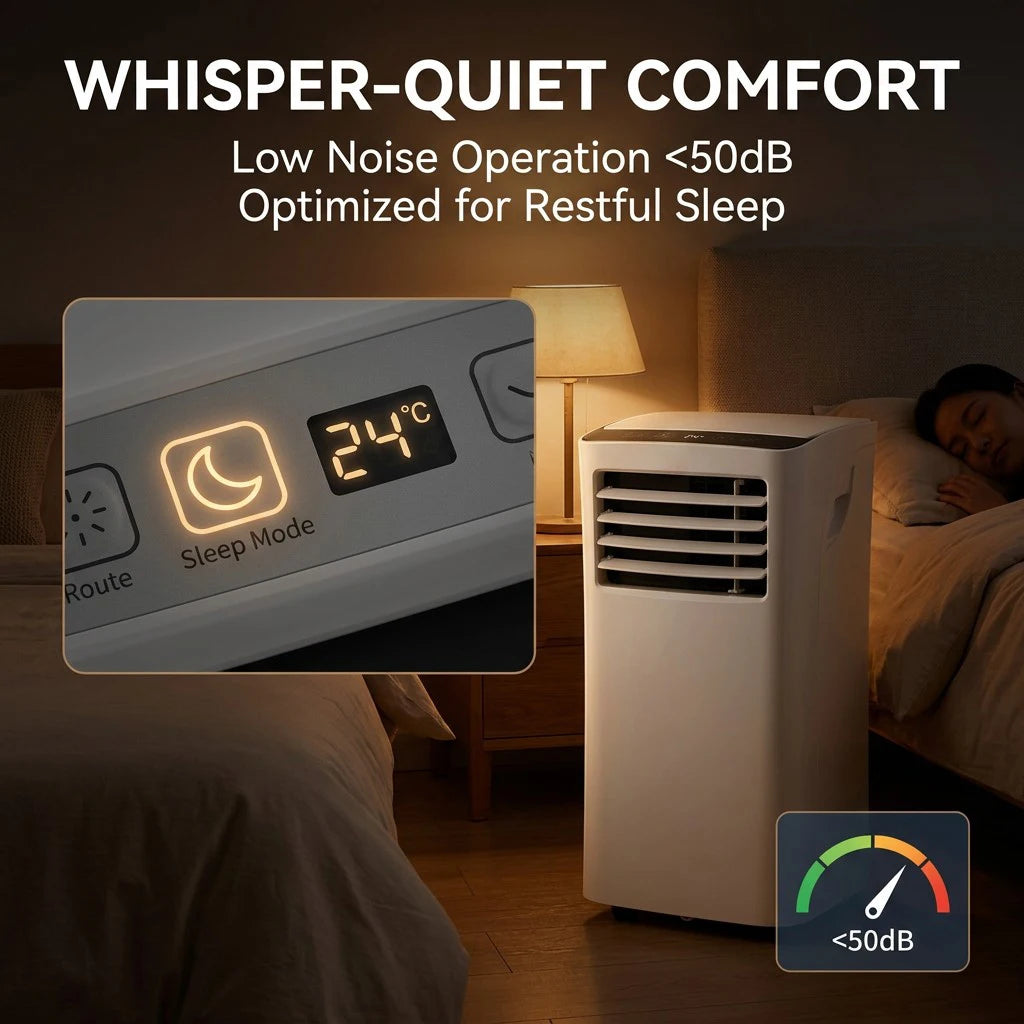 Vertical 1HP Portable Air Conditioning Unit for Home Apartment Cooling Only Mobile Integrated Cooler No Outdoor Unit Required