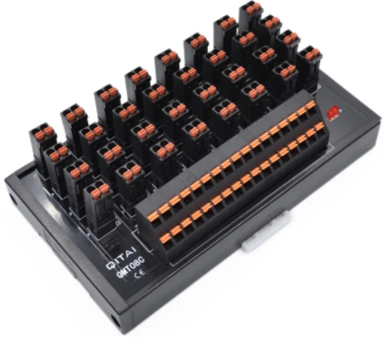 QMT08CSL   32 Bit Output Terminal Block DC24V 1A PLC Module Connect with LED Light Remote Control NPN/PNP