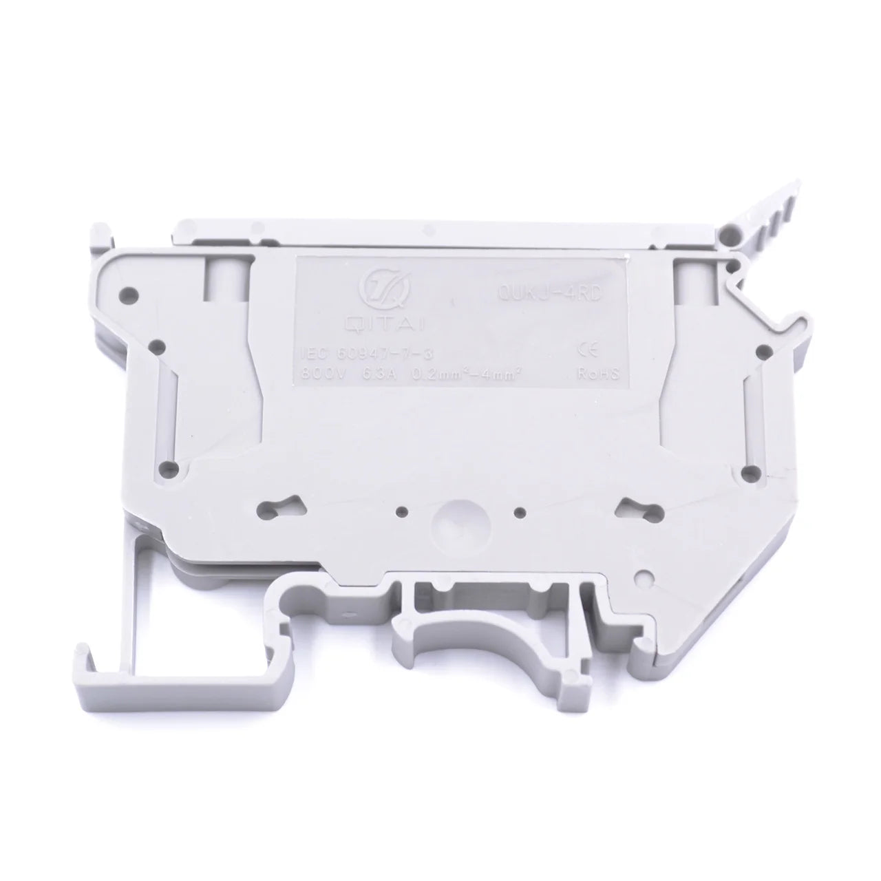 QUKJ-4RD 800V 6.3A Terminals Din Rail Fuse Terminal Blocks