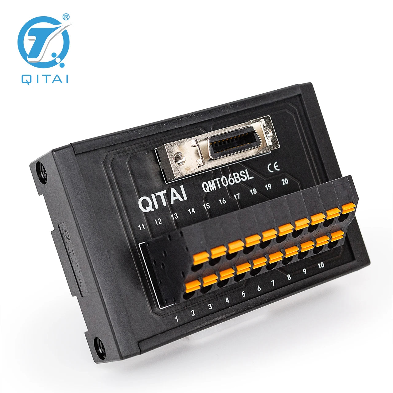 QITAI QMT06BSL Plug-In MDR Servo Switching Terminal Block One to One Pin Connection 20 Bit Module