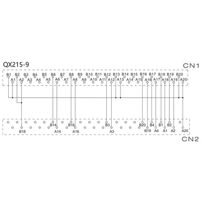 QX215-9-500 40P MIL Board Cable Industrial Automation Application in Stock 1-1 Small Diameter Conductor Soft Outer Cover Cable