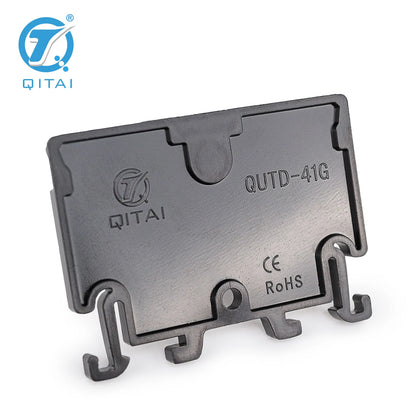 QUTD-41G Din Rail Terminal Blocks End Cover Electrical Control Connection Terminal Block Accessories