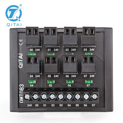 QMT083  8 Bit Output Terminal Block DC24V 1A PLC Module Connect with LED Light Remote Control