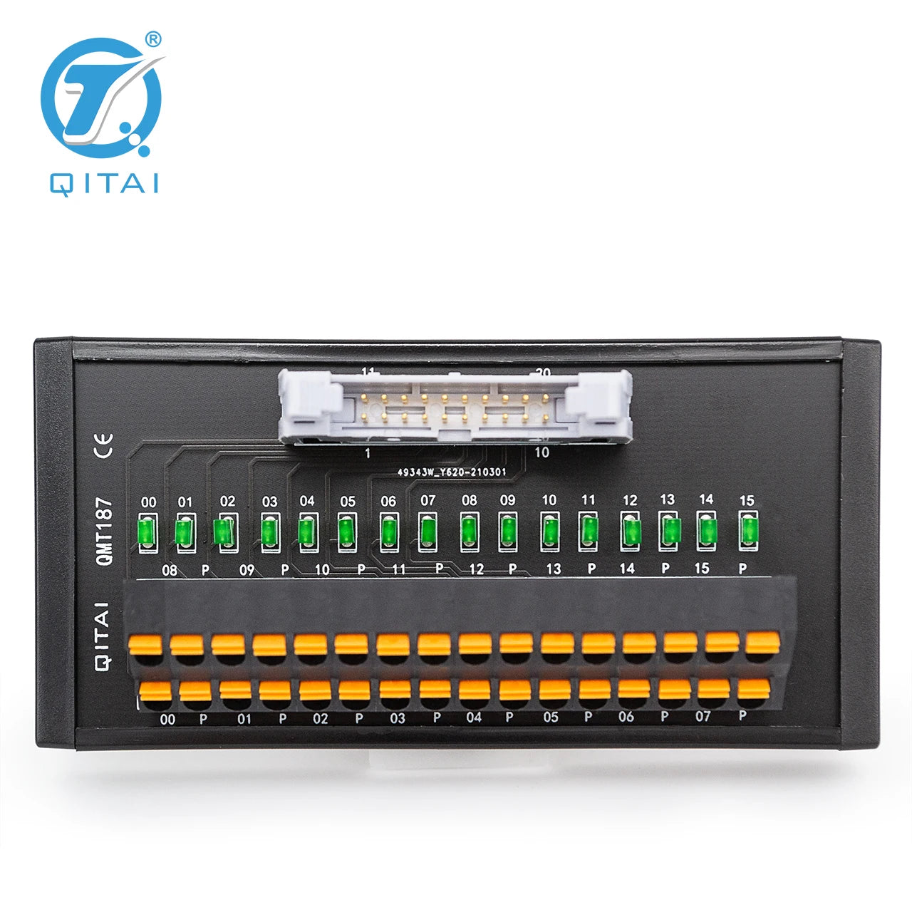 QMT187  Spring Type Terminal Block PNP Input/output Safe Reliable European Quick-connect Terminals with LED Light