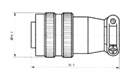 X12-8A Diamond-type Male/Female Industrial Waterproof Power Electrical Connector 2-8P Multi Application