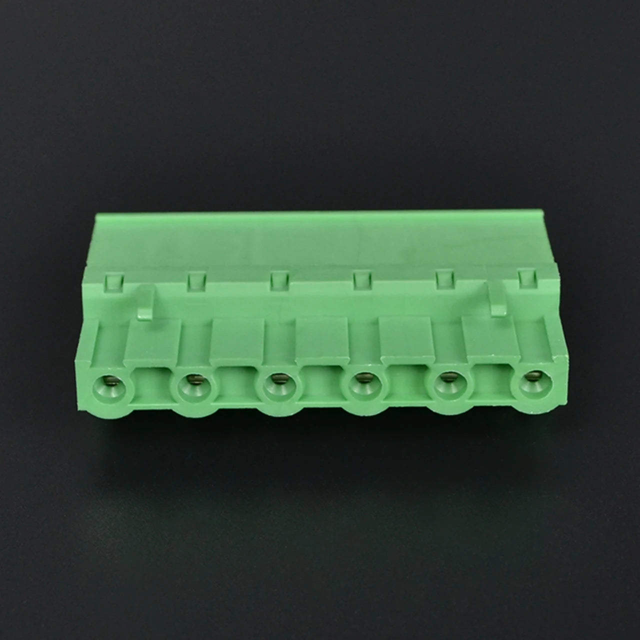 QPRB-762-6P  Green PA Material PCB Terminal Blocks with 7.62mm Pitch Durable Male and Female Connections