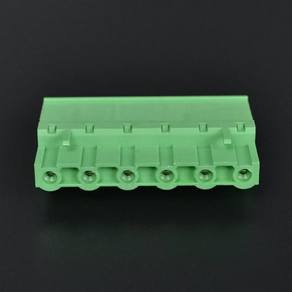 QPRB-762-6P  Green PA Material PCB Terminal Blocks with 7.62mm Pitch Durable Male and Female Connections