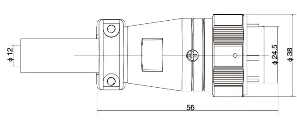 PT 28-12A Industrial Waterproof Aviation Adapter Plug Electrical Connector 2-26P Multi Application Connector 7A