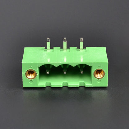QS-500RF-3P PCB Terminal Blocks 5.00mm Pitch 3P 300V 15A Green High Strength Screw Connector Circuit Board Terminal