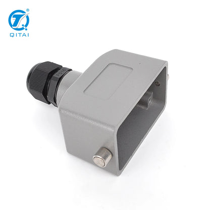 H10B-TK-2B-PG16 Industrial Compact Series Top Entry Aluminum Housing IP65 Heavy Duty Connector Protective Hoods